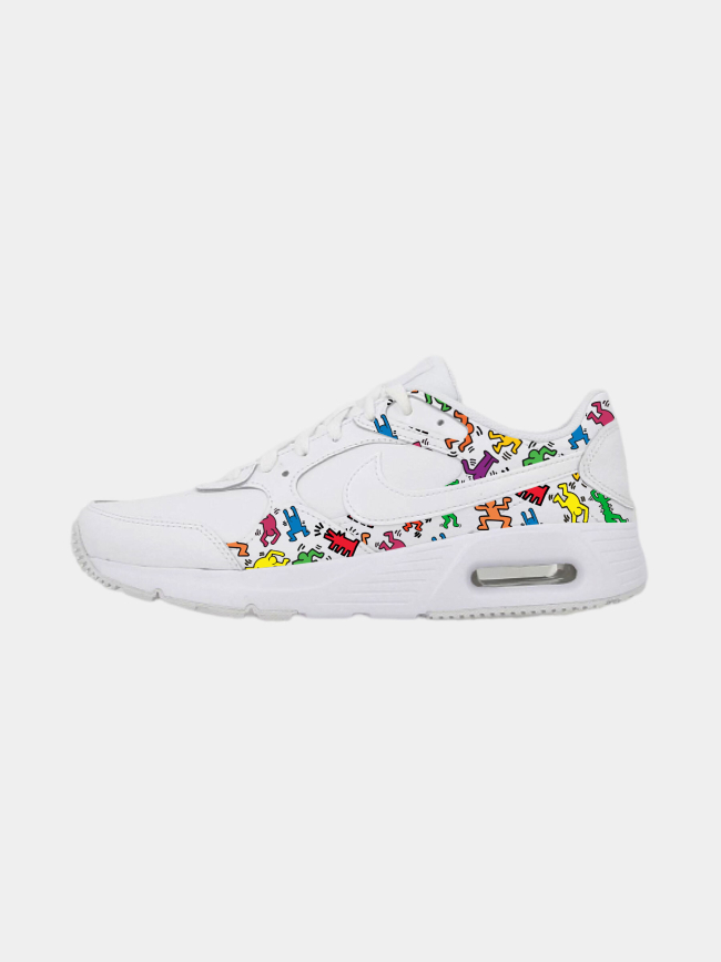Air max baskets sc lea keith haring blanc homme - Nike