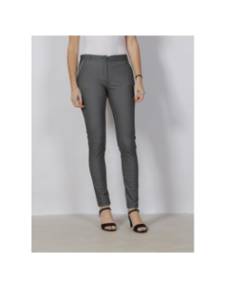 Pantalon slim christina imprimés jean gris femme - HBT