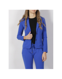 Veste blazer shirley bleu femme - HBT