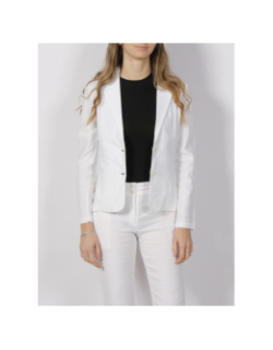 Veste blazer shirley lin blanc femme - Hbt