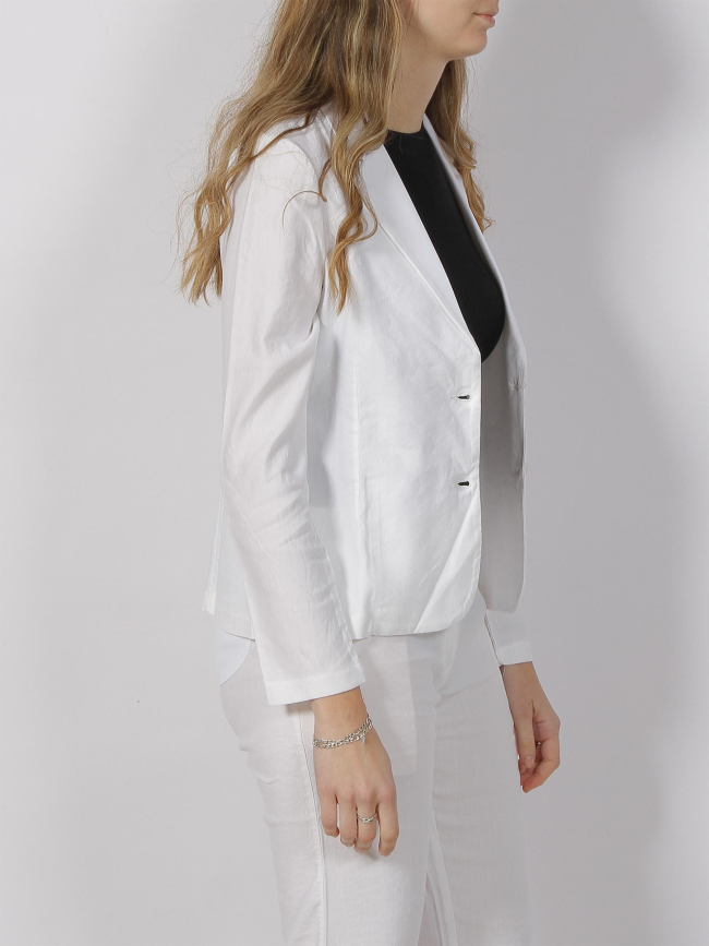 Veste blazer shirley lin blanc femme - Hbt