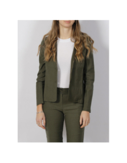 Veste blazer shirley lin kaki femme - Hbt