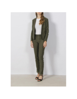 Veste blazer shirley lin kaki femme - Hbt