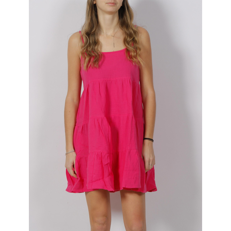 Robe courte ample thyra rose femme - Only