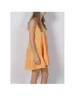 Robe courte ample thyra orange femme - Only