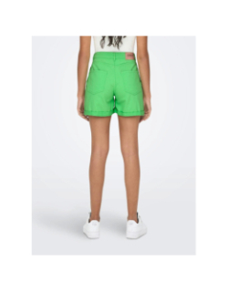 Short mom taille haute vega vert femme - Only