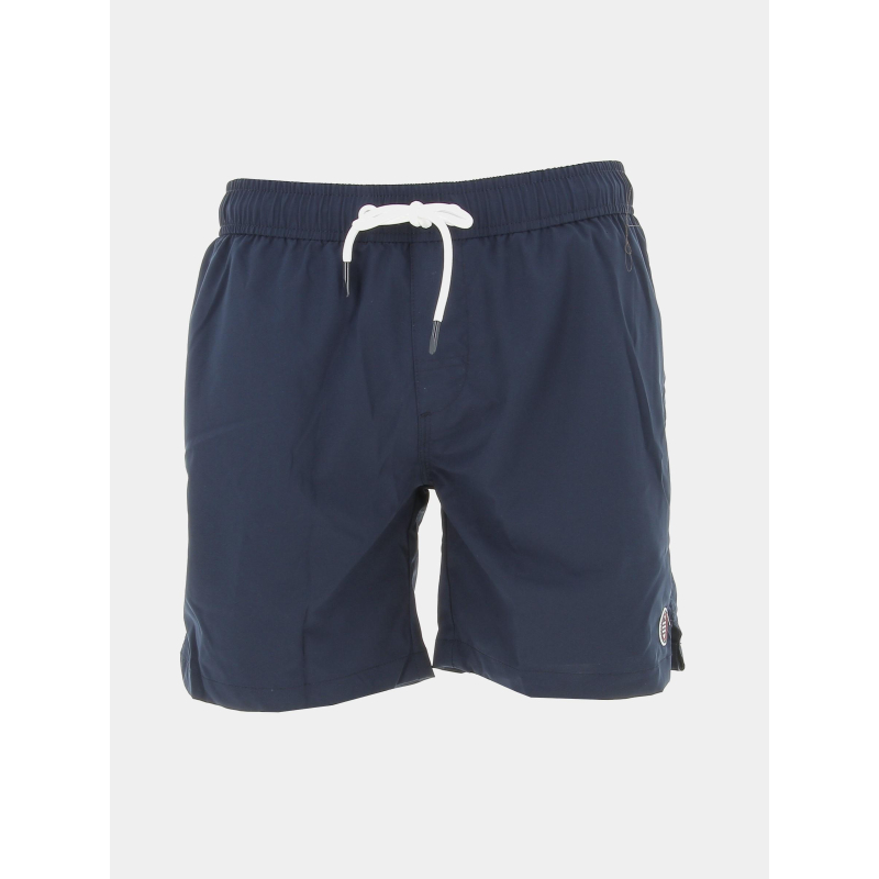 Short de bain uni bleu marine homme - Serge Blanco