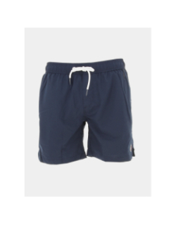 Short de bain uni bleu marine homme - Serge Blanco