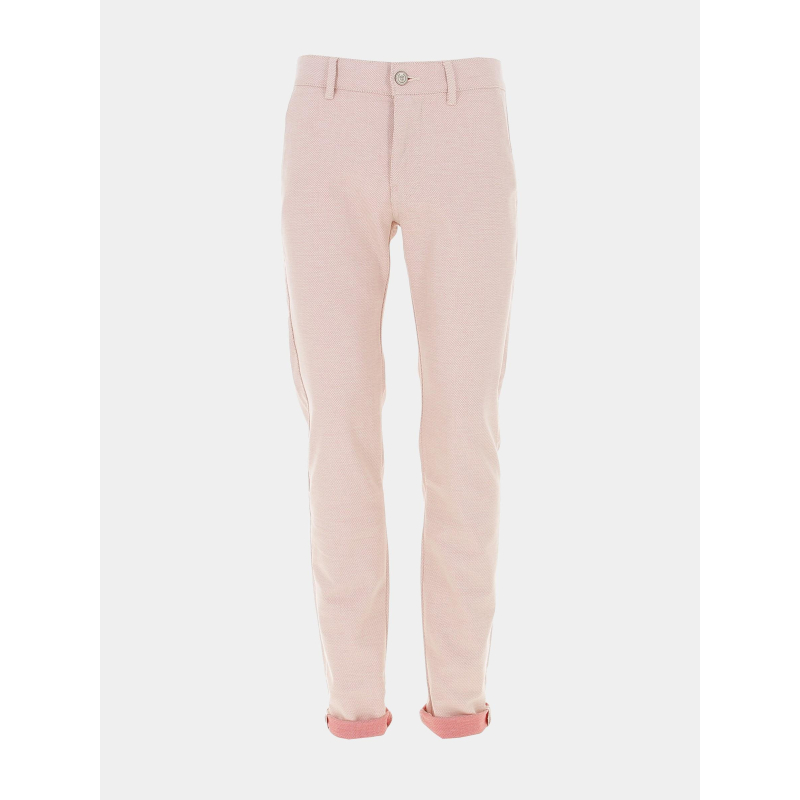 Pantalon chino parfait rose homme - Izac
