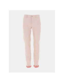 Pantalon chino parfait rose homme - Izac