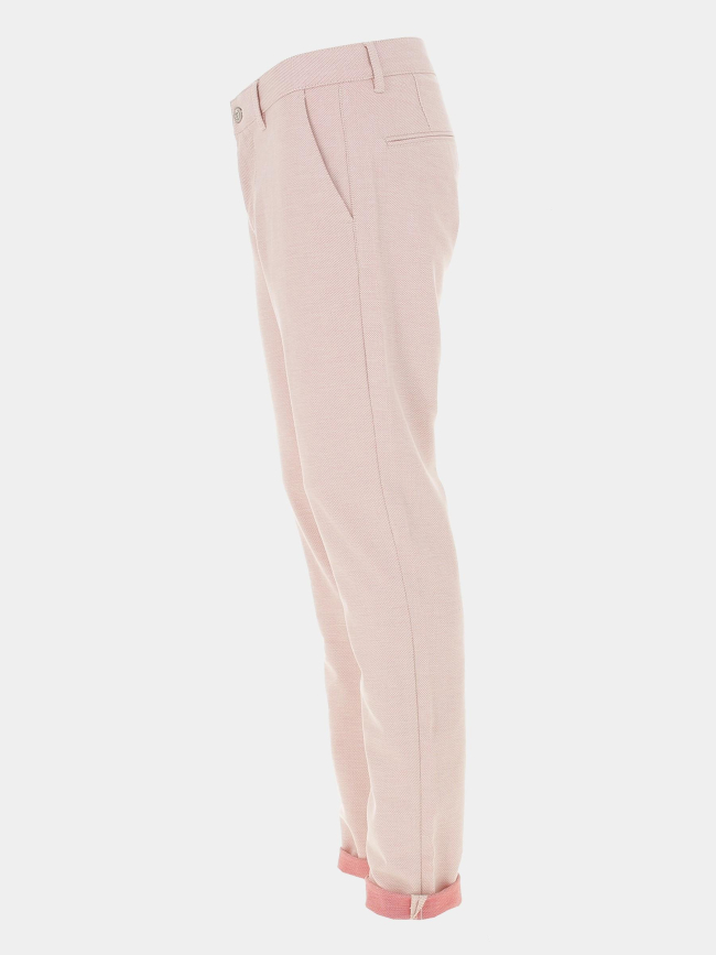 Pantalon chino parfait rose homme - Izac