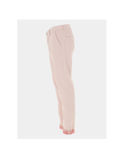 Pantalon chino parfait rose homme - Izac