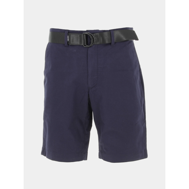 Short modern twill ceinture bleu marine homme - Calvin Klein