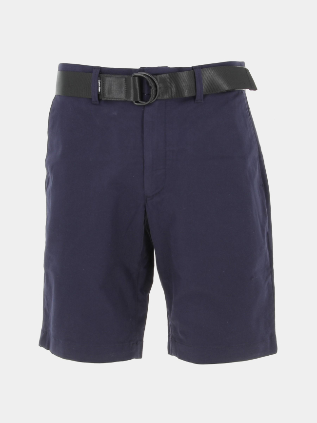 Short modern twill ceinture bleu marine homme - Calvin Klein