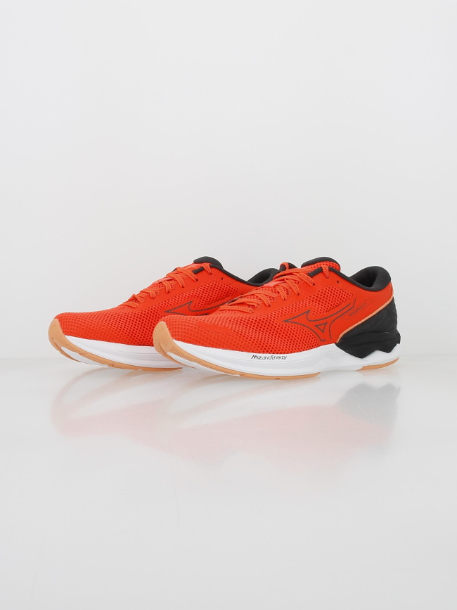 Chaussures de running wave revolt 3 orange homme - Mizuno