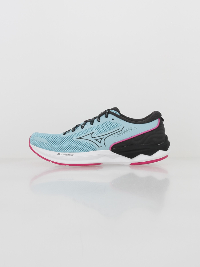 Chaussures de running wave revolt 3 bleu femme - Mizuno