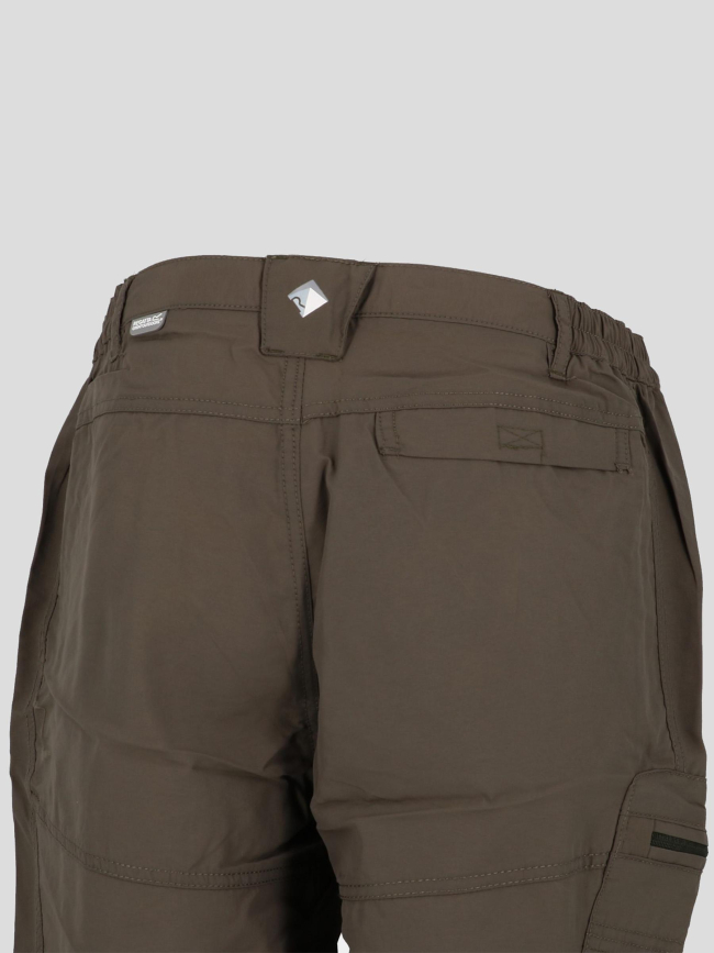 Short de randonnée leesville 2 gris anthracite homme - Regatta