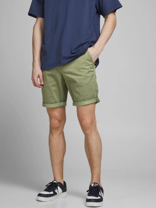 Short chino bowie kaki homme - Jack & Jones