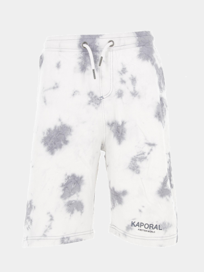 Short jogging pyo storm blanc gris garçon - Kaporal