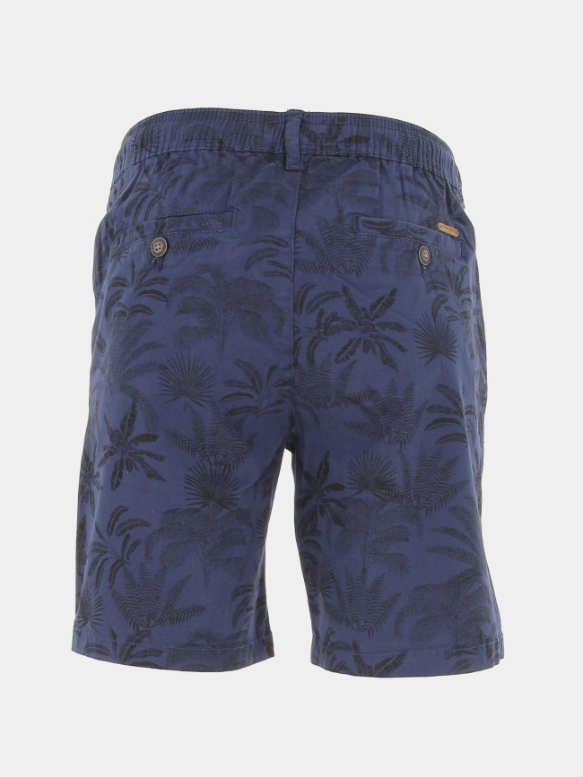 Short imprimé palmier sling bleu marine garçon - Teddy Smith