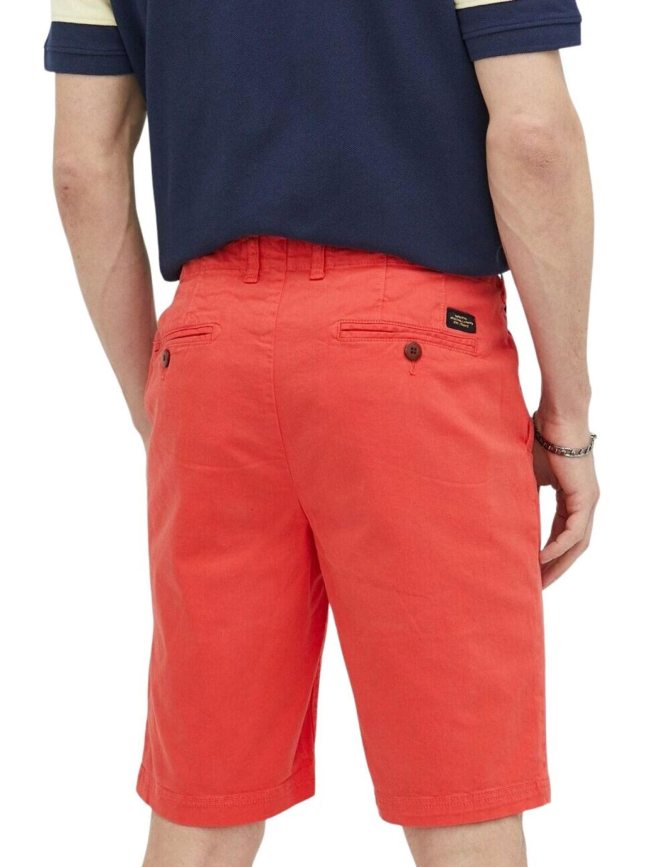 Short chino vintage officier rouge homme - Superdry