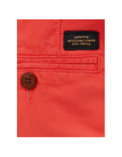 Short chino vintage officier rouge homme - Superdry