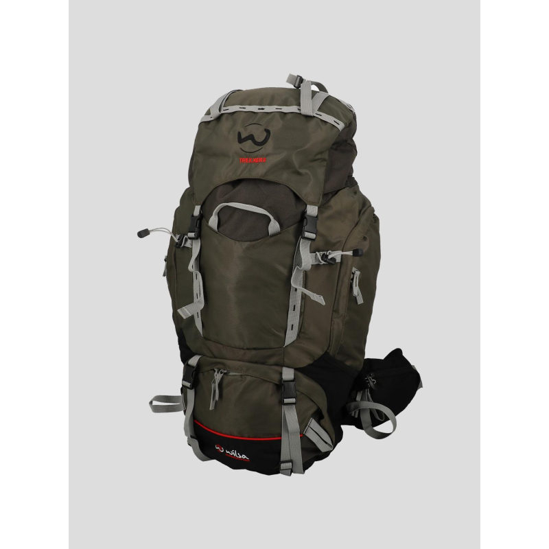 Sac de randonnée trekker 55L kaki - Wilsa