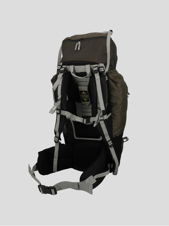 Sac à dos randonnée trekker 65L kaki - Wilsa