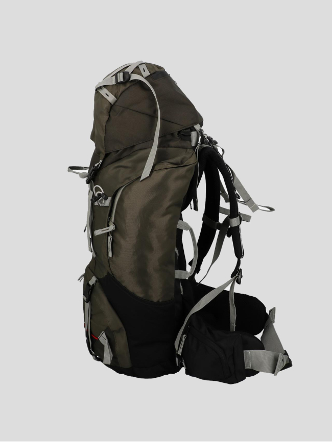 Sac à dos randonnée trekker 65L kaki - Wilsa