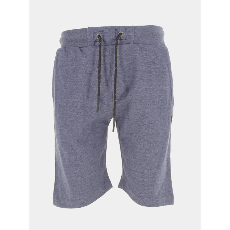 Short jogging tech fleece bleu chiné homme - Rms 26