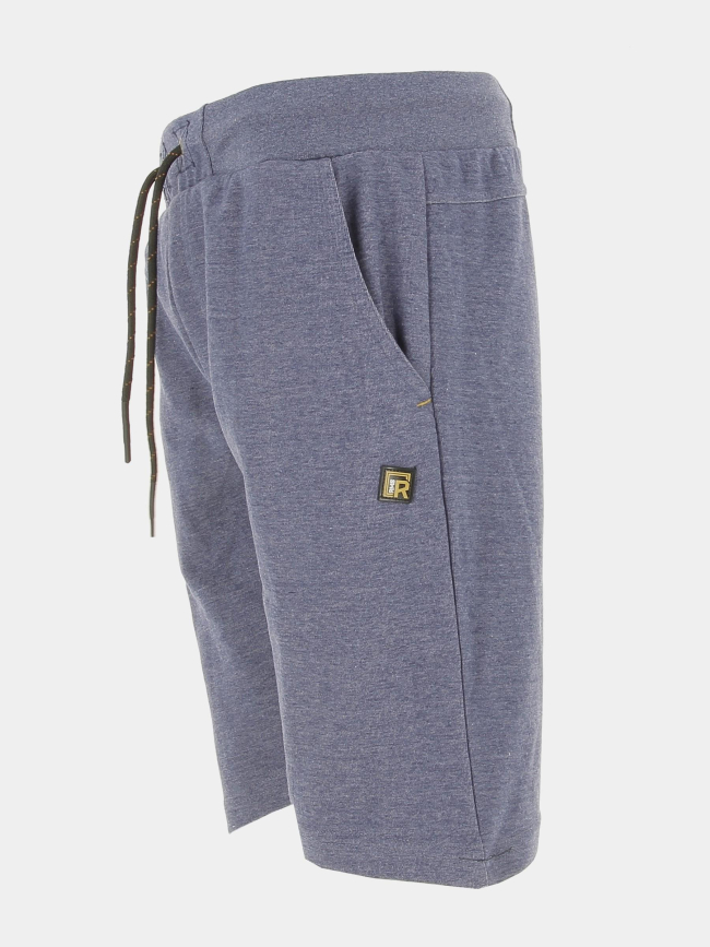 Short jogging tech fleece bleu chiné homme - Rms 26