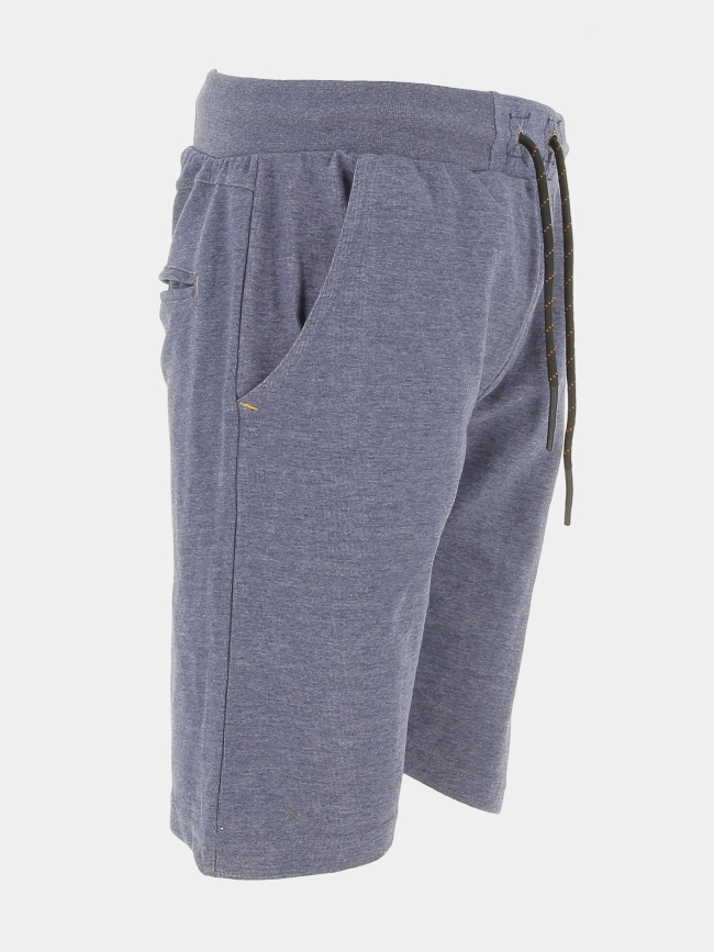 Short jogging tech fleece bleu chiné homme - Rms 26