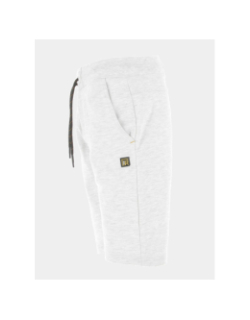 Short jogging tech fleece blanc chiné homme - Rms 26