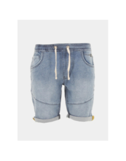 Short en jean jogjean stretch bleu clair homme - Rms 26