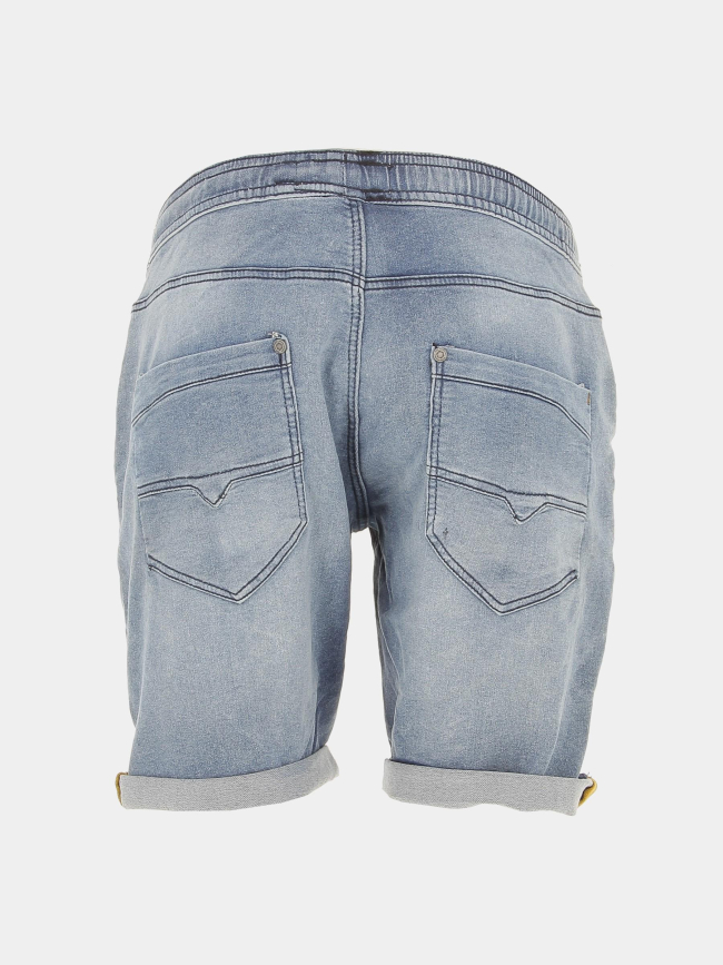 Short en jean jogjean stretch bleu clair homme - Rms 26