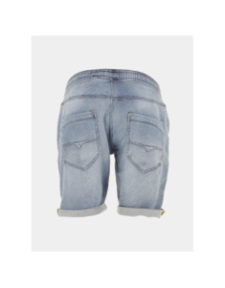 Short en jean jogjean stretch bleu clair homme - Rms 26