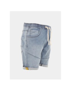 Short en jean jogjean stretch bleu clair homme - Rms 26