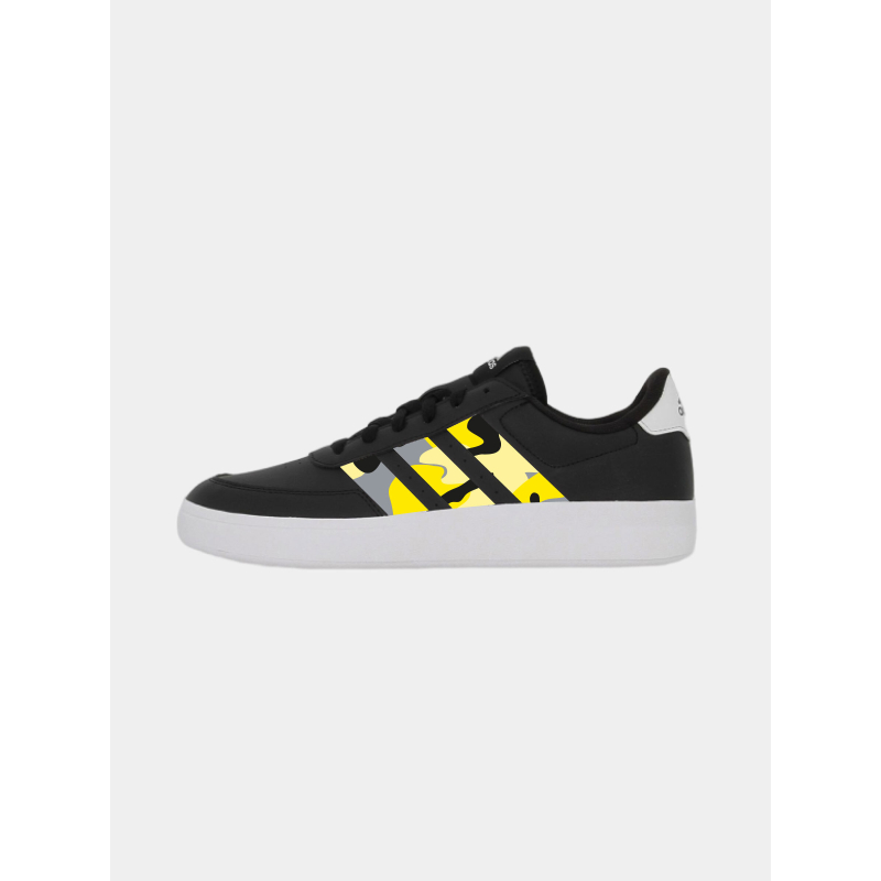 Baskets breaknet 2.0 camo jaune noir homme - Adidas
