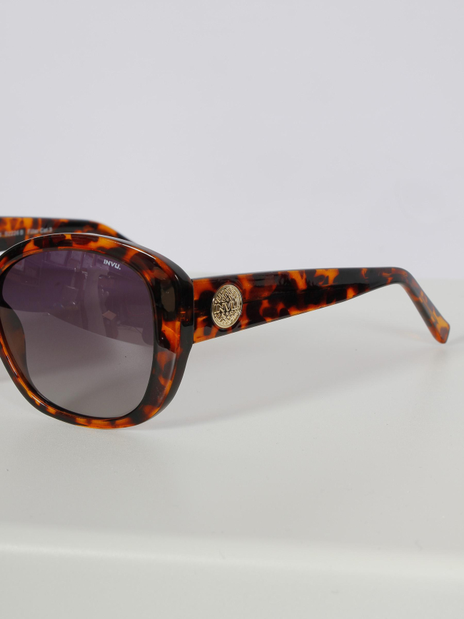 Lunettes de soleil cat.3 écaille marron femme - Invu