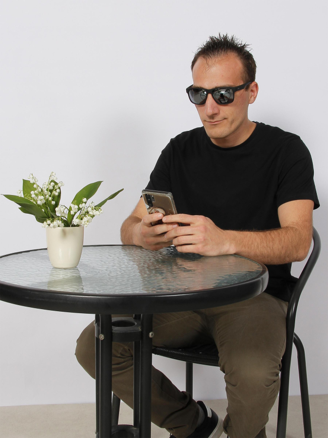 Lunettes de soleil cat.4 noir bleu homme - Invu