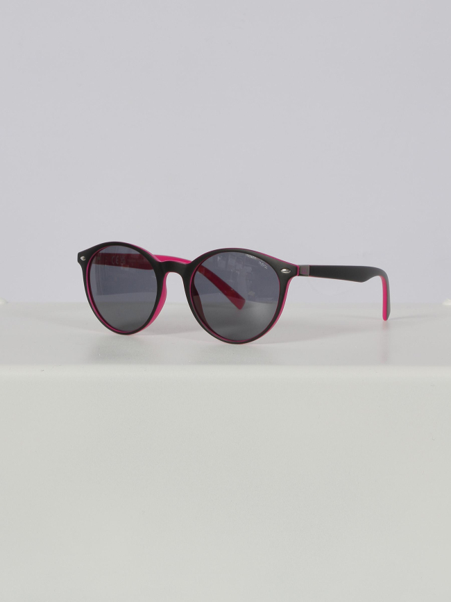 Lunettes de soleil rond cat.3 noir mat rose - Invu