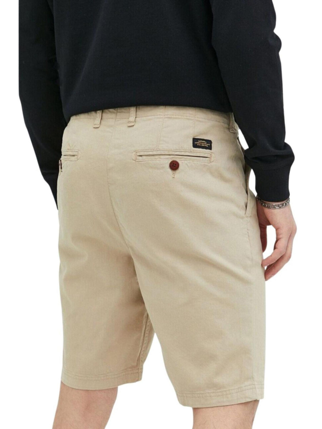 Short chino vintage officier beige homme - Superdry