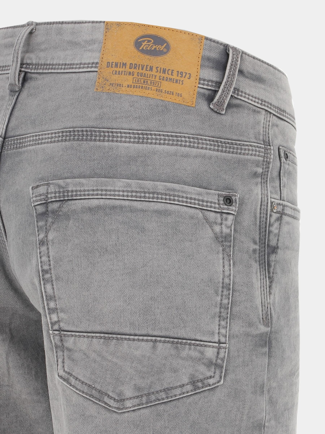 Short en jean slim jackson gris homme - Petrol Industries