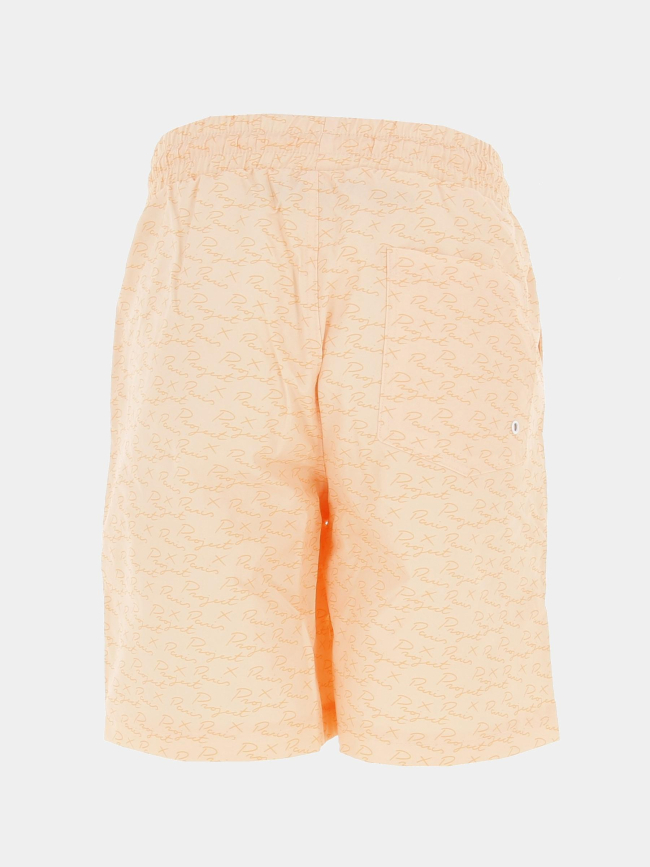 Short de bain imprimés logo orange homme - Project X Paris