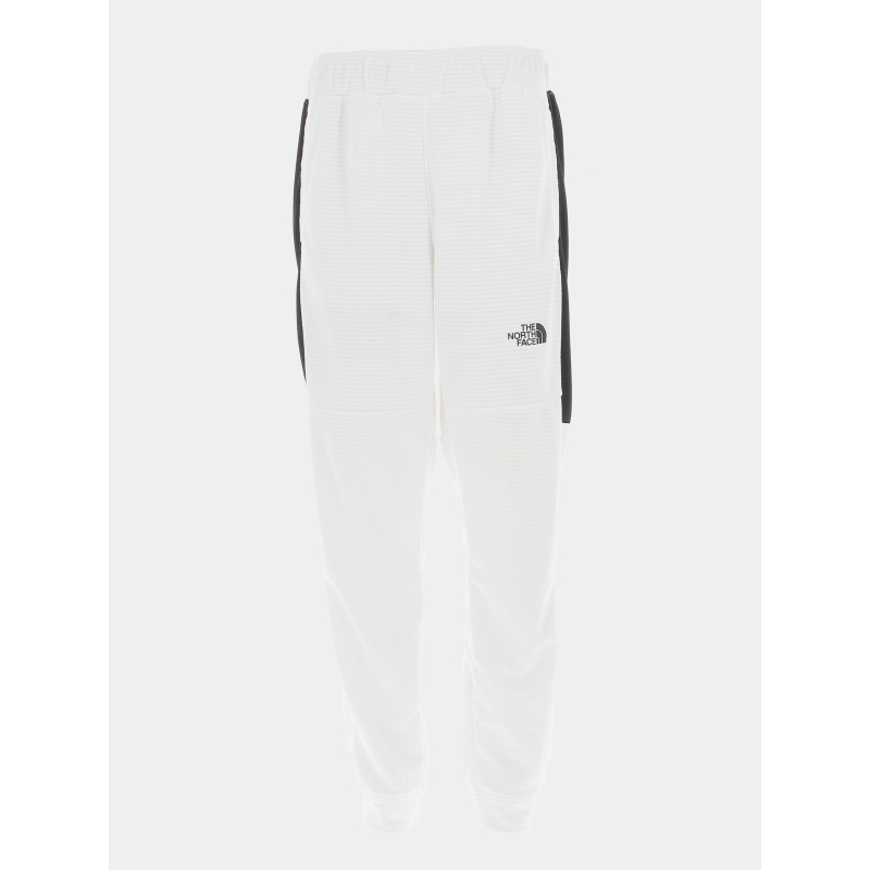 Jogging fleece côtelé blanc noir homme - The North Face