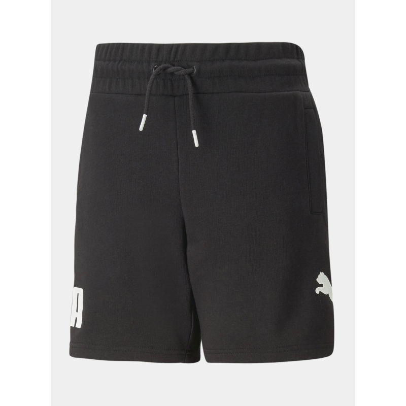 Short jogging training logo noir garçon - Puma