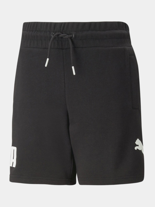 Short jogging training logo noir garçon - Puma