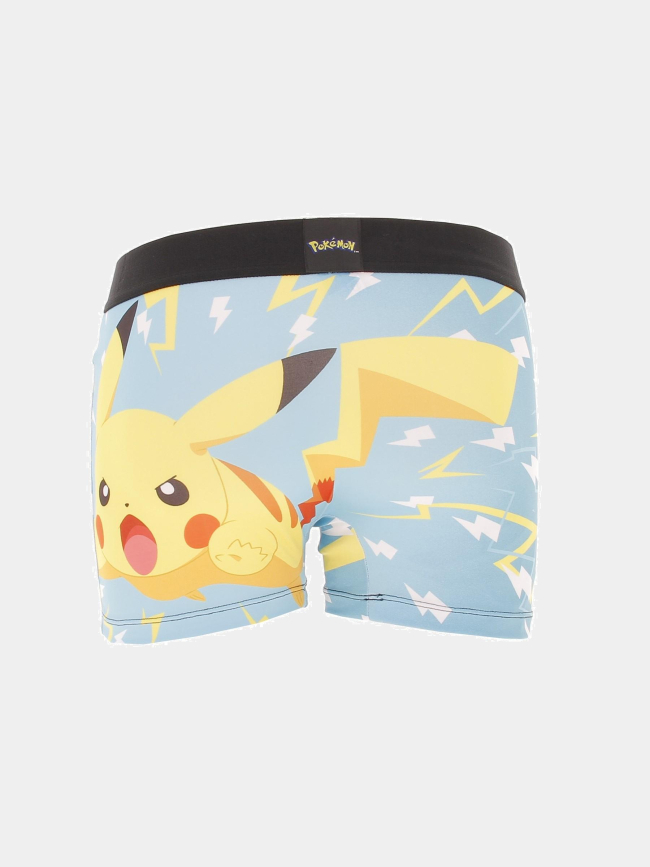 Boxer pokémon pikachu bleu jaune homme - Freegun