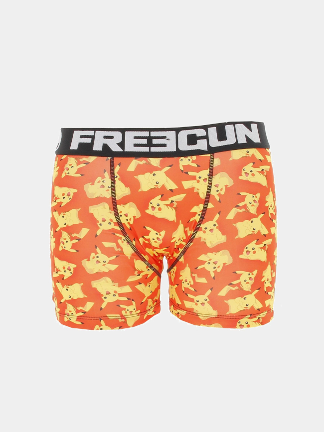 Boxer pokémon pikachu rouge jaune homme - Freegun