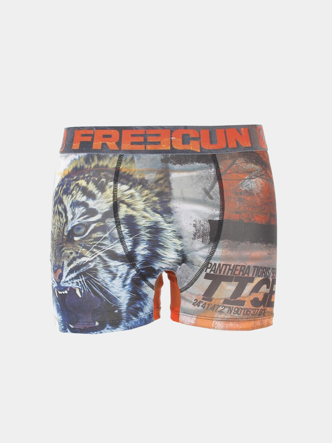 Boxer tigre multicolore homme - Freegun